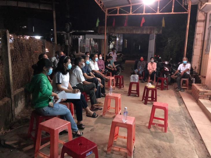 Hội đồng nhân dân xã Trí bình, huyện Châu Thành: Tiếp xúc cử sau kỳ họp thứ 2